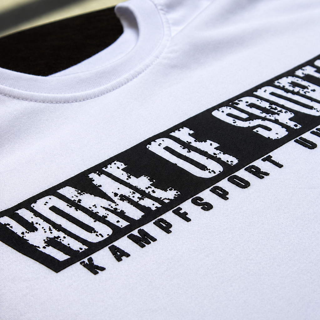 T-Shirts - Schriftzug - Weiß