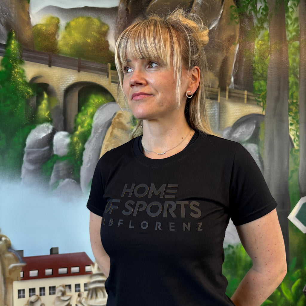 T-Shirts - Logo 3D - Schwarz (Damen)