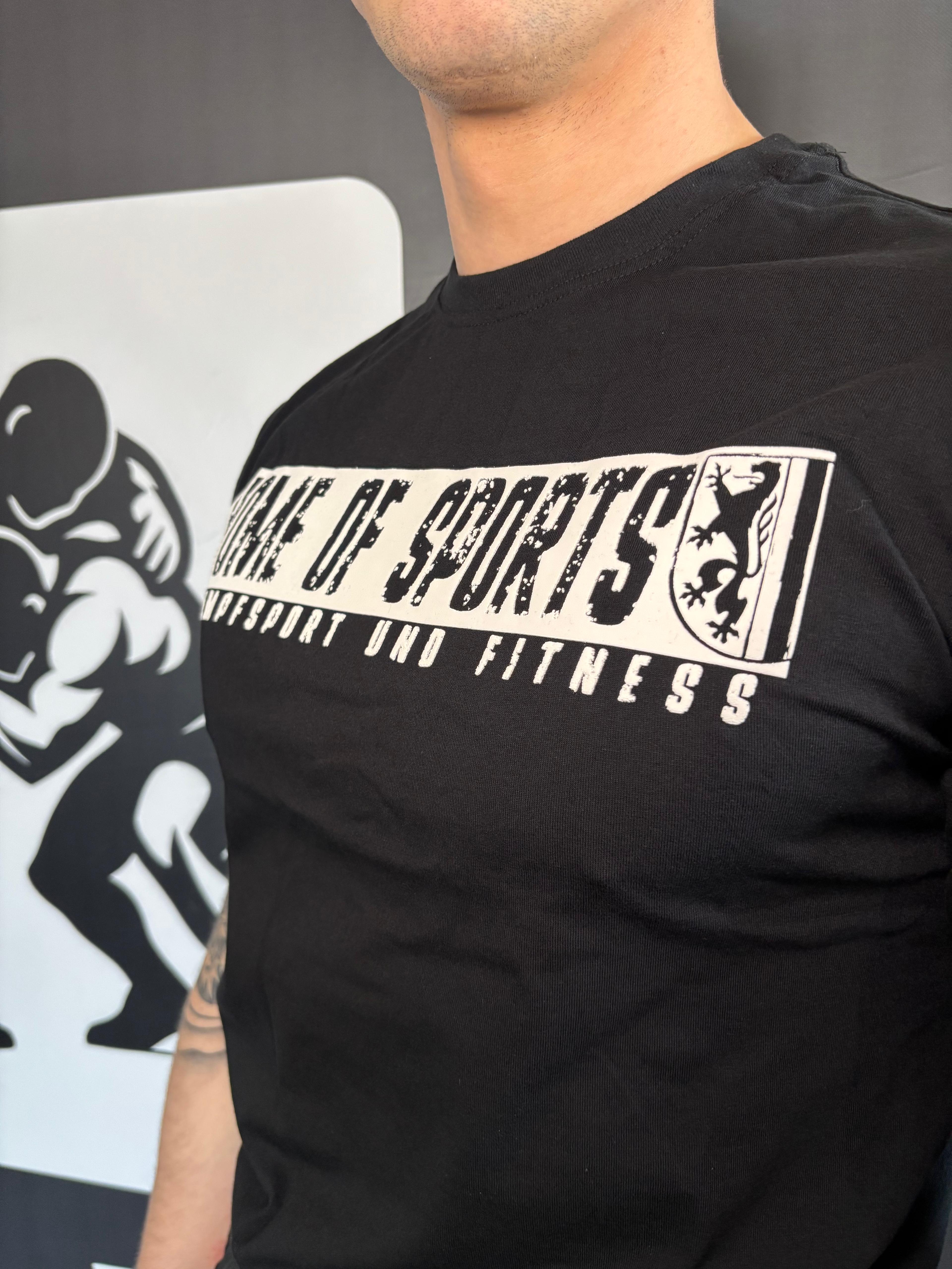 T-Shirts - Schriftzug - Schwarz